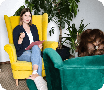 rozmowa podczas terapii psychologicznej